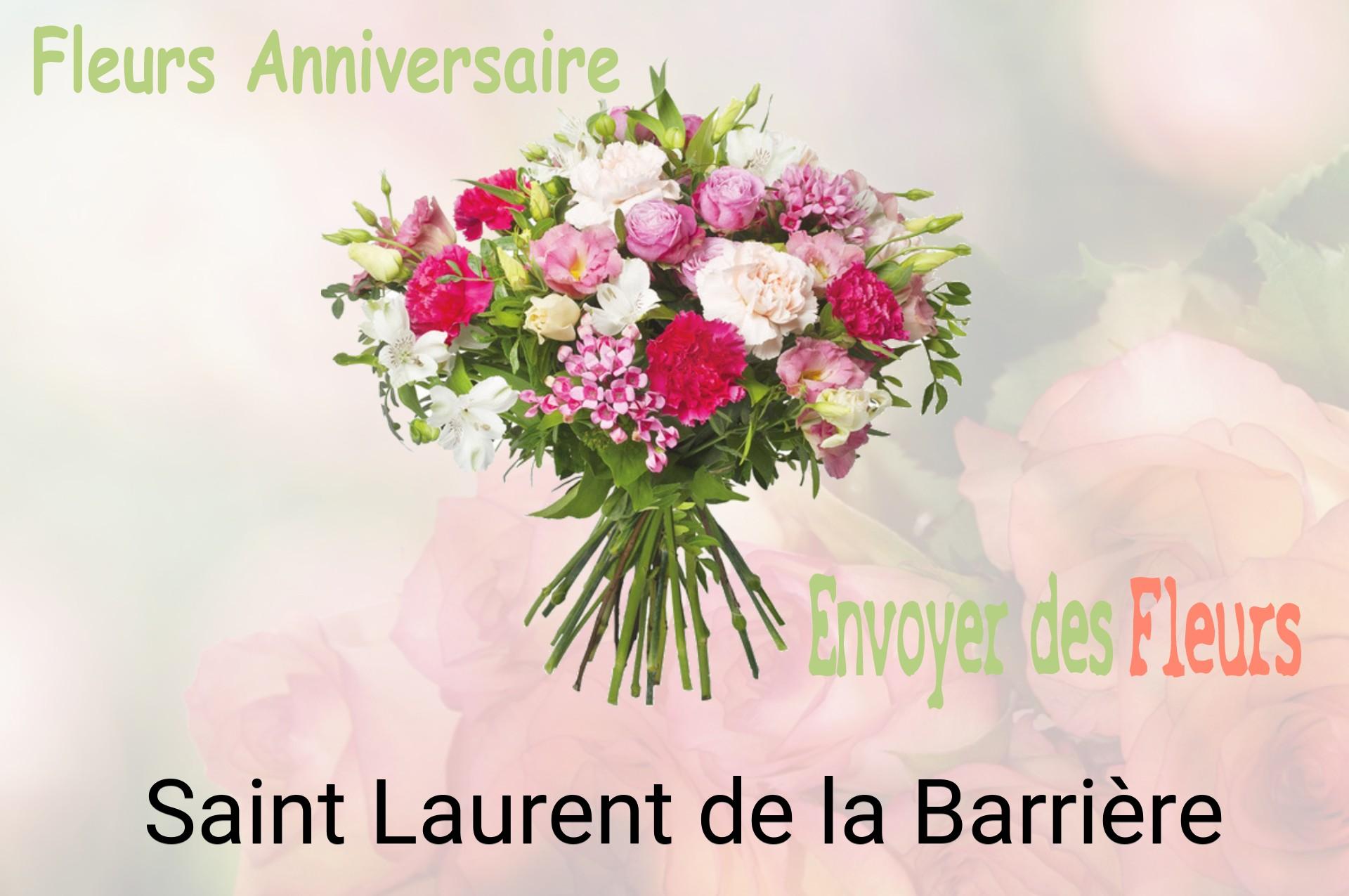 Bouquet de fleurs d’anniversaire livré à Saint-Laurent-de-la-Barrière