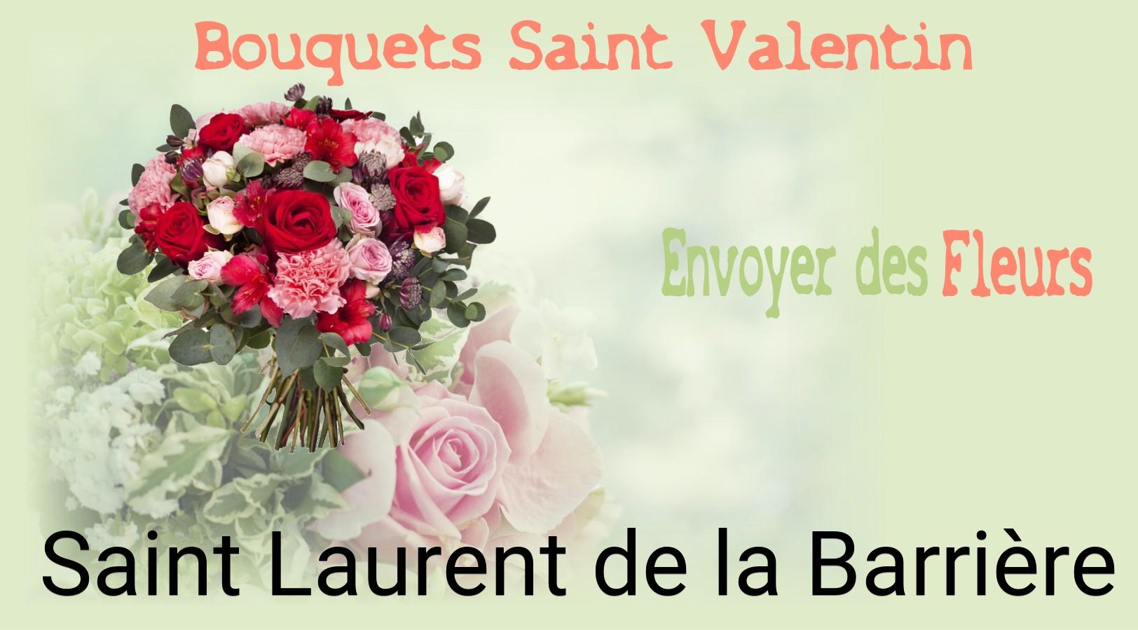 Roses de Saint-Valentin livrées à Saint-Laurent-de-la-Barrière